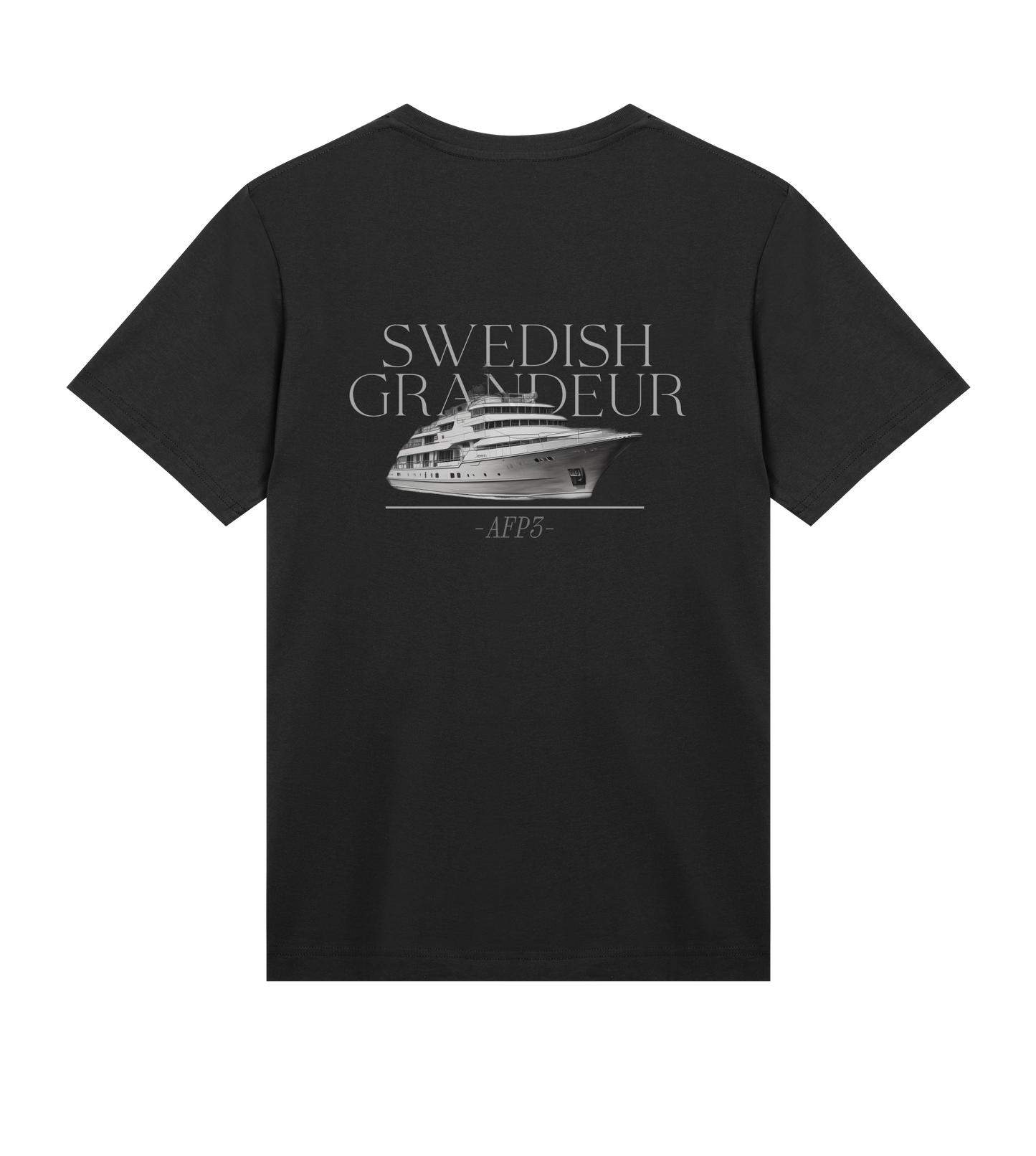 T-shirt "swedish grandeur" black