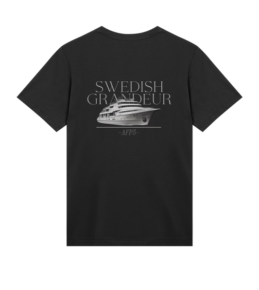 T-shirt "swedish grandeur" black