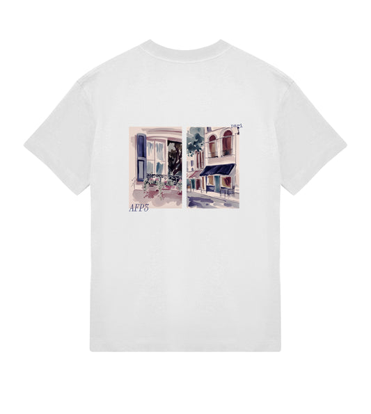 Boxy T - shirt "window of pari" - AFP3