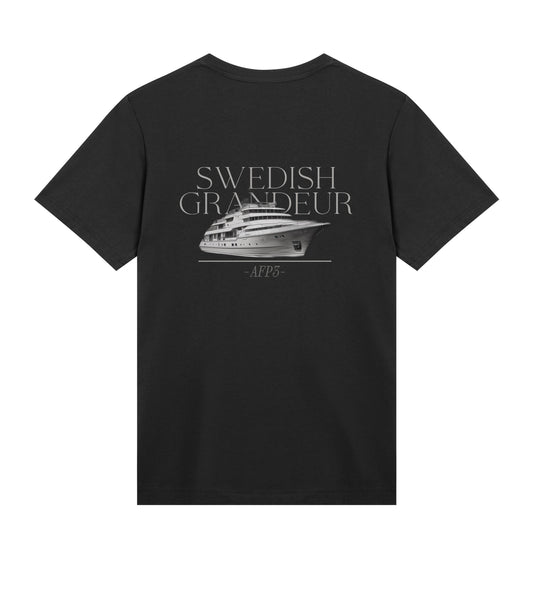 T-shirt "swedish grandeur" black - AFP3