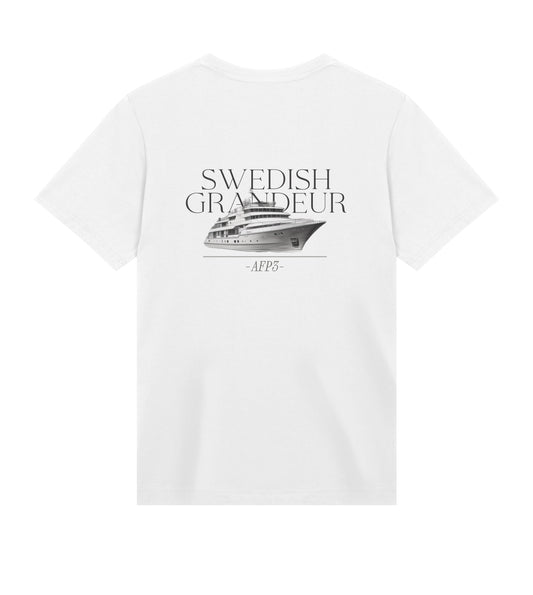 T-shirt "swedish grandeur" white - AFP3