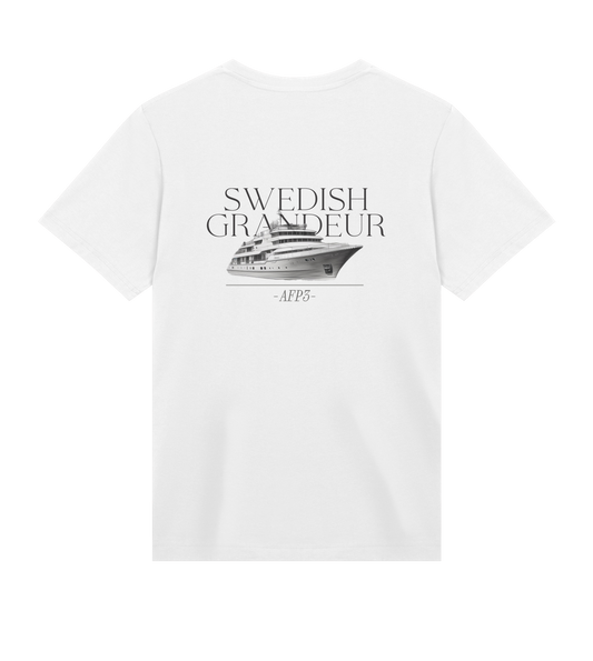 T-shirt "swedish grandeur" white